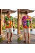 Hand Painted Rayon Shirt Hand Painted Rayon Shirt